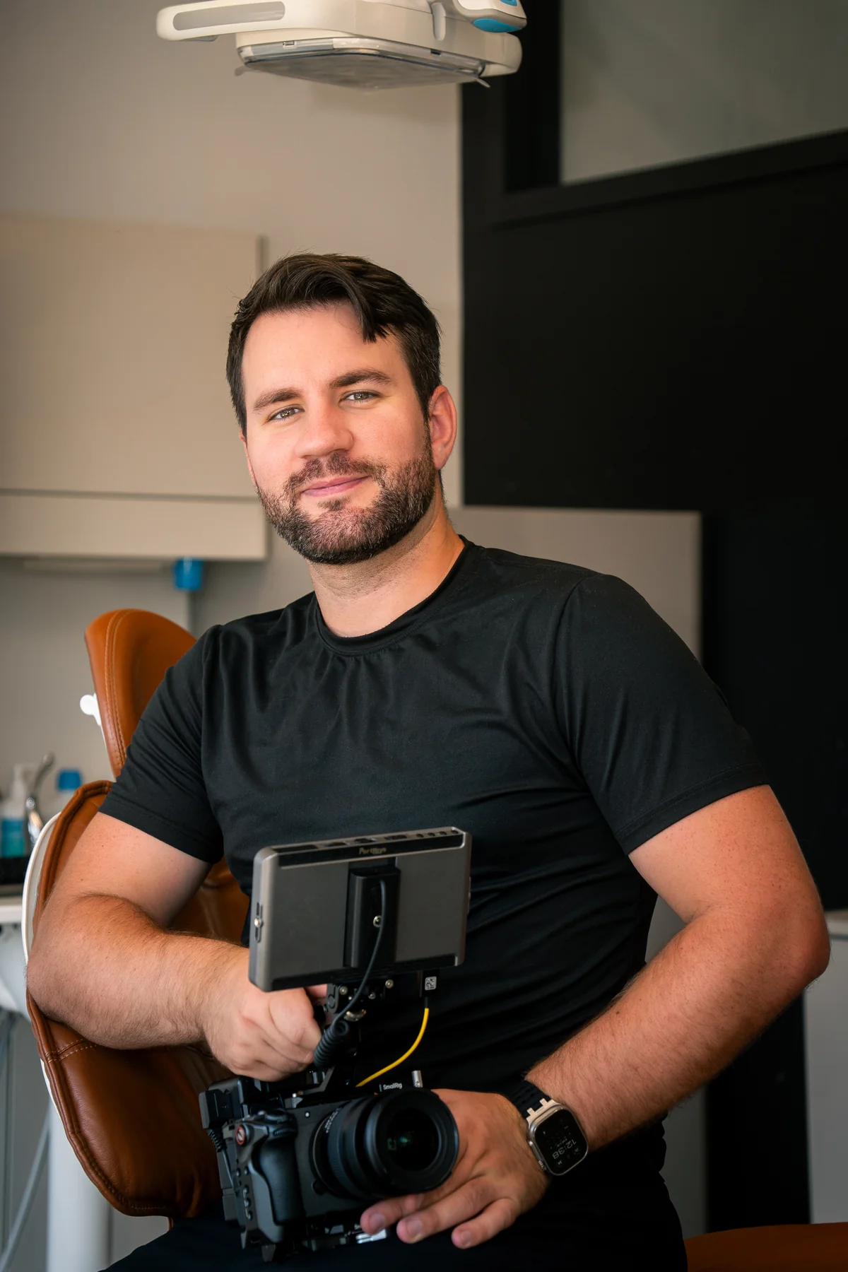 Vincent Patenaude avec sa caméra